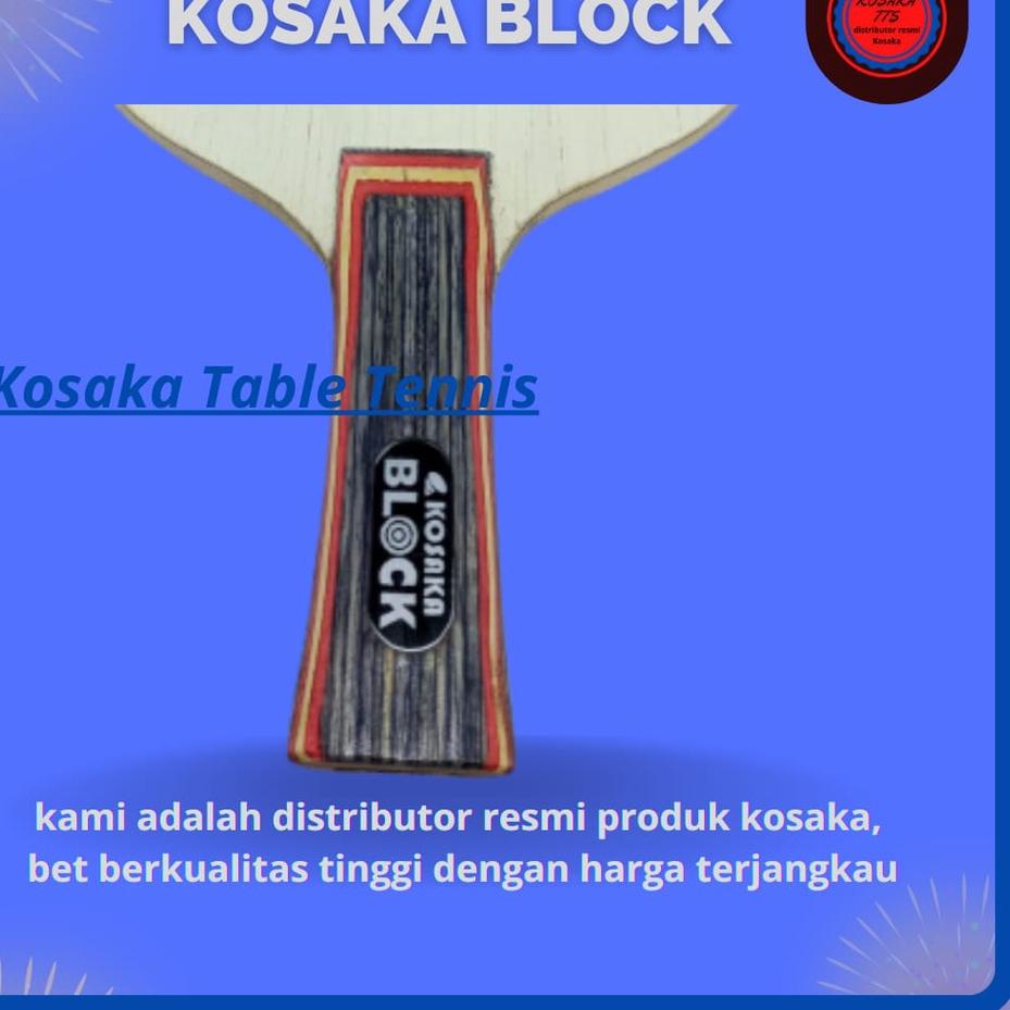 Terbaik.. KOSAKA CARBON BLOCK FL KAYU BET PINGPONG TENIS MEJA TERLARIS TERMURAH