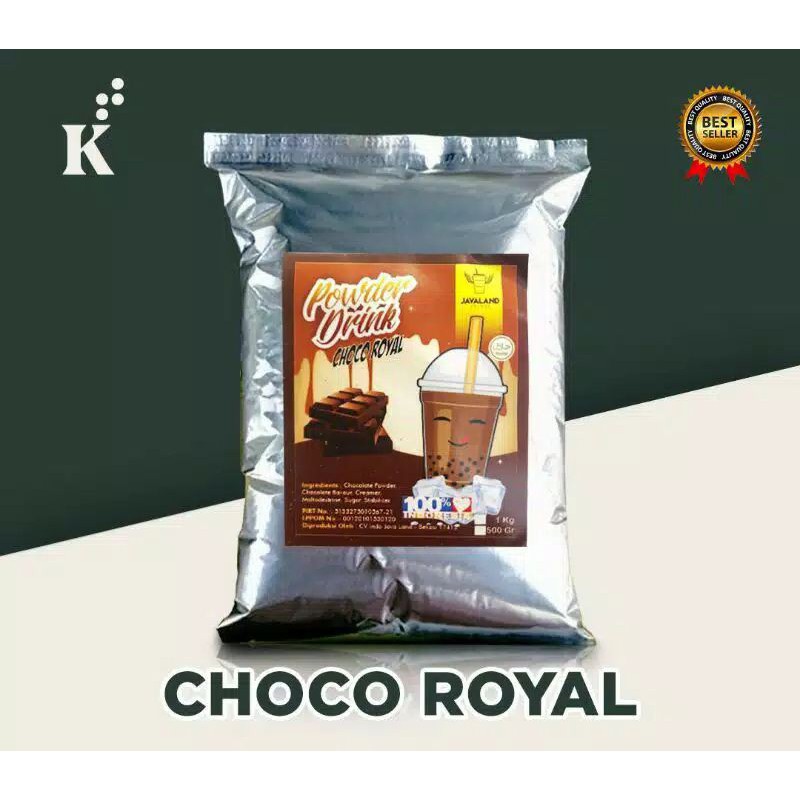 

Bubuk minuman Bubble Drink rasa Choco Royal OROGINAL Javaland 1kg