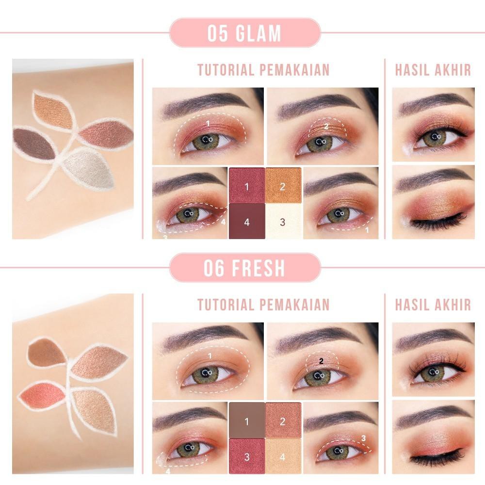 YOU The Simplicity Eyeshadow Quad Resmi Original