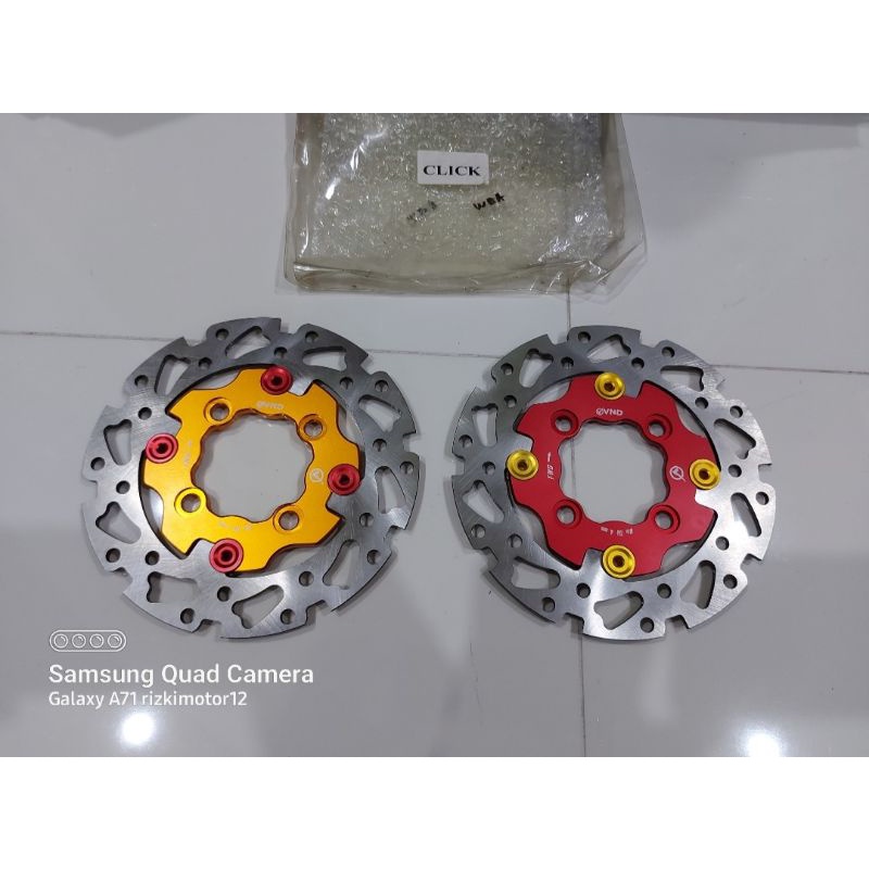 PIRINGAN/DISC CAKRAM DEPAN VND CNC FLOATING  BEAT/SCOOPY/VARIO 125/ 190mm