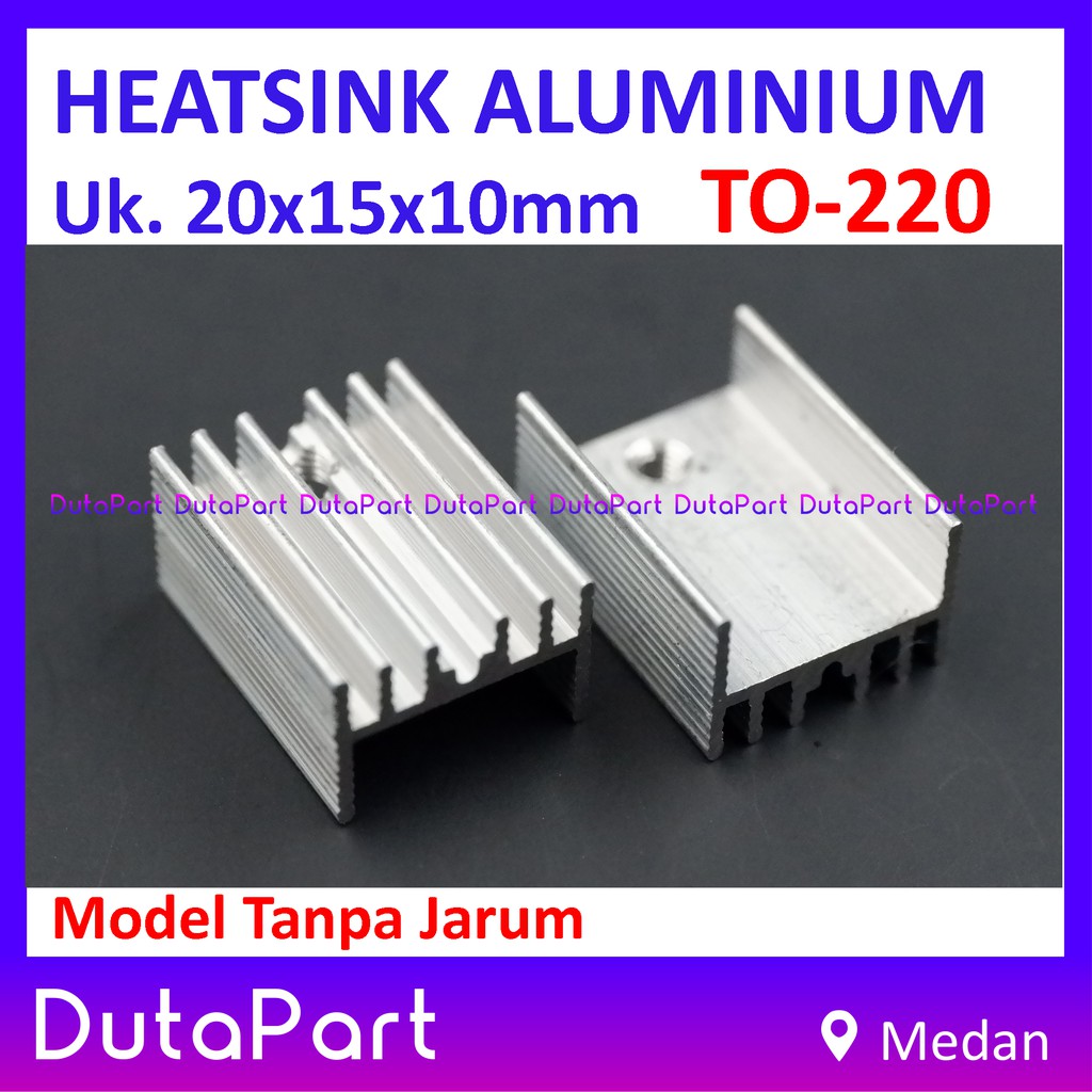 Heatsink Aluminium Pendingin 20x15x10mm TO-220 TO220 Heat Sink 7805