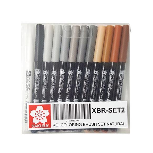 

[[COD]] Sakura Koi Coloring Brush Pen - 12 Natural Color Set TERLENGKAP Kode 1156
