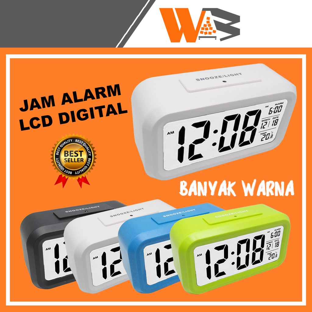 COD JAM WEKER BEKER ALARM WAKER MEJA DIGITAL ANAK CLOCK KRING MURAH UNIK B66 ZZ