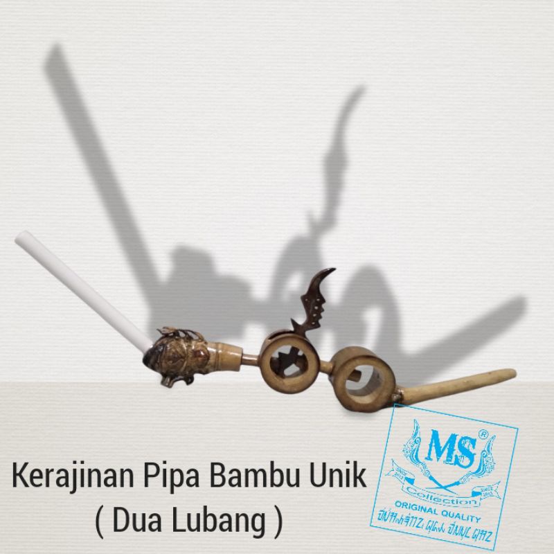 Pipa Roko Kerajinan Bambu Unik
