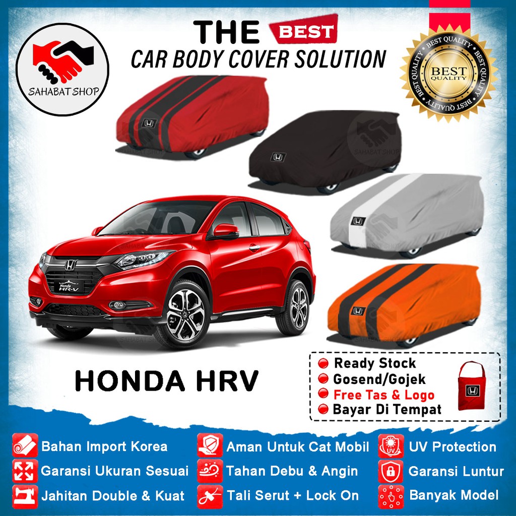 Cover Mobil HRV 2015, 2016, 2017, 2018, 2019, 2020 / Sarung Mobil Honda HRV / Tutup Selimut Outdoor