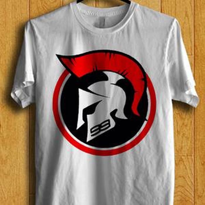 Tshirt / Kaos / Baju Jorge Lorenzo Spartan - Putih