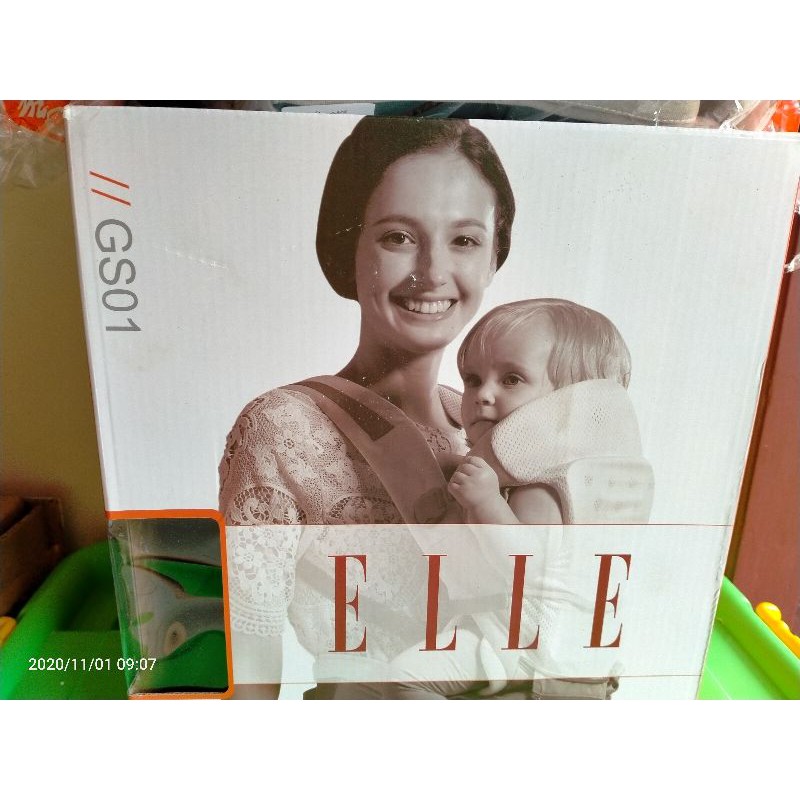 Preloved ELLE GS01 Hipseat Carrier warna Beige