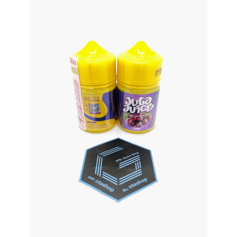 Liquid Juta Juice AMER ANGGUR MERAH 60ML by RSR Brew x Vape Boss Ice