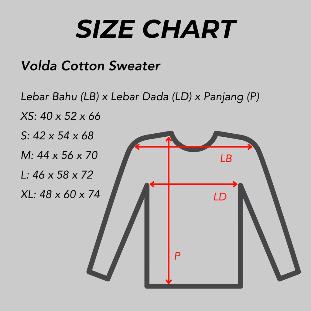 Volda Cotton Fleece Sweater (Misty Grey)