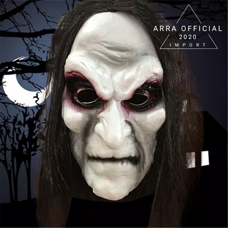 Topeng Zombie Seram Halloween Topeng Hantu Ghost Face Mask