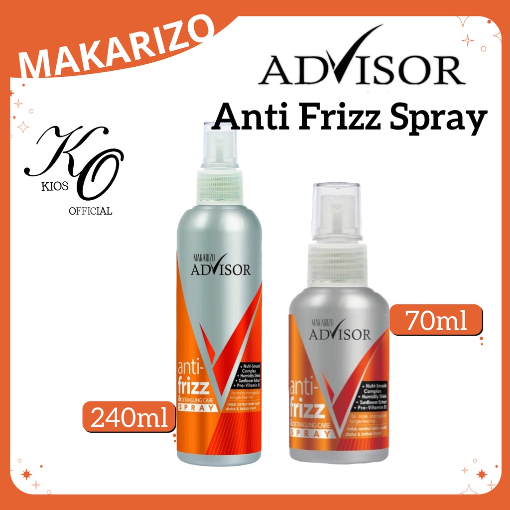 Makarizo Advisor Anti Frizz &amp; Detangling Care Spray 70ml