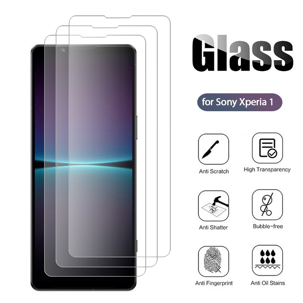 1pc Pelindung Layar Tempered Glass 9H Anti Glare / Sidik Jari Untuk Sony Xperia 1 IV