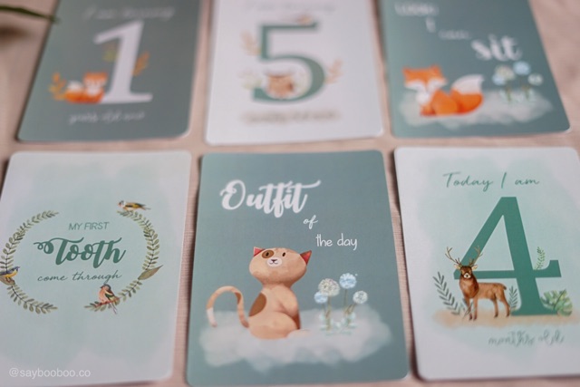 BooBoo Baby Milestone Card - Kartu Selfie Bayi FREE CUSTOM NAMA-4