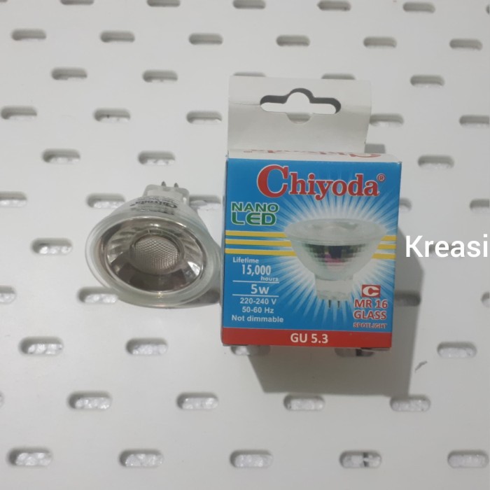 LAMPU NANO LED CHIYODA MR16 SPOTLIGHT 5W / 5 WATT - KUNING