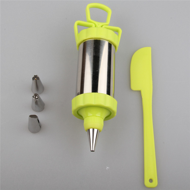 6 Pcs/Set Stainless Steel Nozzle Kue Krim Spuit Scraper Set Fondant Kue DIY Baking Pastry Alat