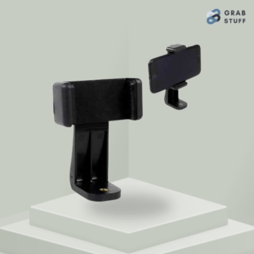 Smartphone Clip Bracket Holder Mount Tripod Monopod / Dudukan Smartphone Clip Bracket Holder Mount Tripod Monopod / Holder Tripod Hp Clamp Stand Hp Tongsis Tripod Handphone Camera / Penjepit Hp Tripod Stand Holder Dudukan Hp Tripod Monopod Anti Slip