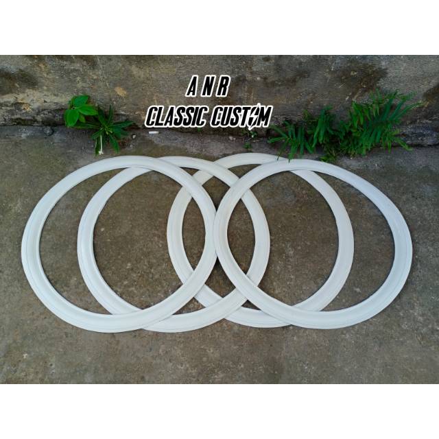 List Ban Ring 17 Putih Polos List ban R17 Ring 17 Honda astrea Grand Bulus Legenda Prima Star C70