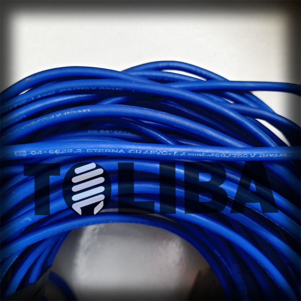 kabel eterna nyaf 1x4 serabut /4mm 4 mm / permeter / per meter sni kabel serabut  4mm isi 1