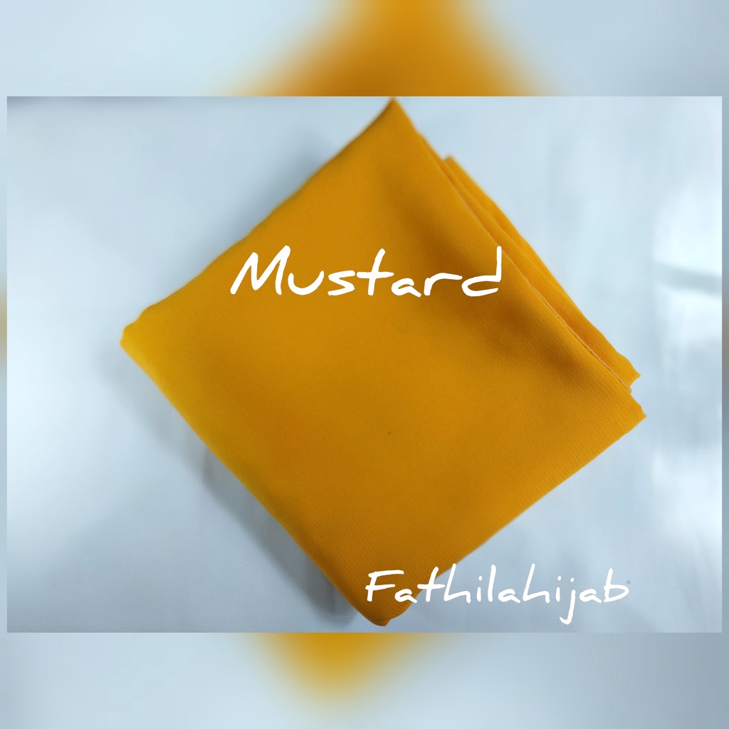 ROK PANJANG / ROK  POLOS WOLFIS GRADE A PREMIUM 58-ROK mustard