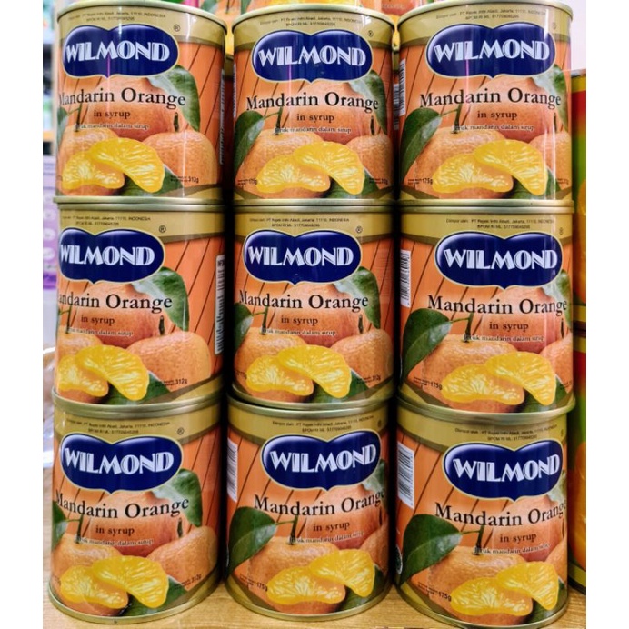 

WILMOND MANDARIN ORANGE IN SYRUP 312GR JERUK MANDARIN DALAM SIRUP KALENG