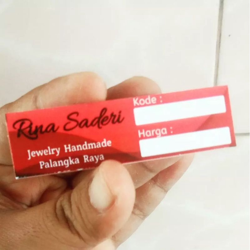 

Price Tag / Label Harga Uk.2x7 cm isi 180-192 lembar