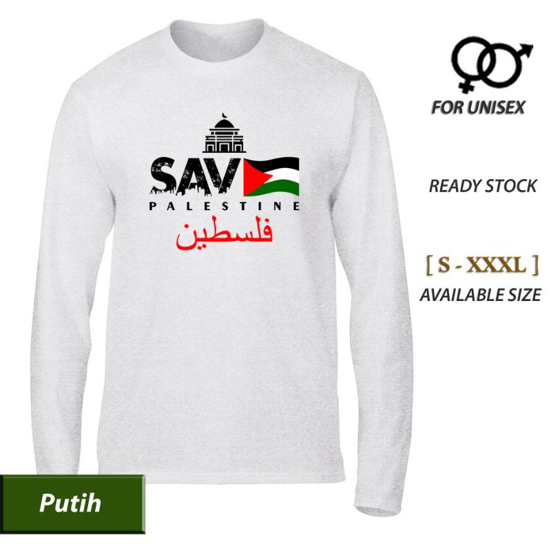 baju kaos SAVE PALESTINE, kaos SAVE PALESTINE