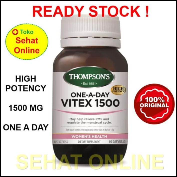Produk Terbaru - Thompson Vitex 1500 High Potency One-A-Day 60 Kapsul