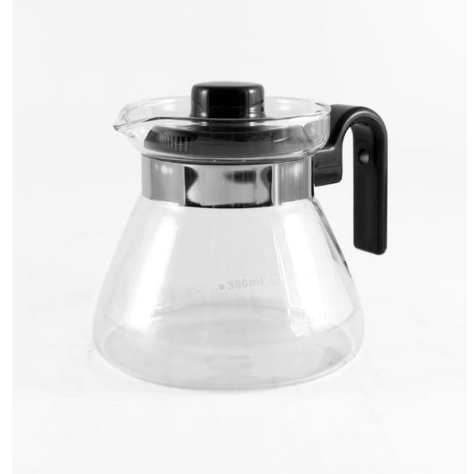 Teko Kaca 350ml / Teko kopi mini 2cups / Teapot Kaca 350ml 2554 -Diskon Besar