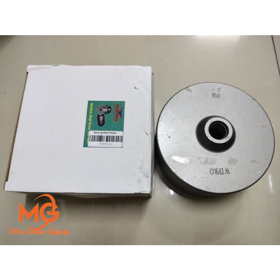 Hole Saw Mata Bor Tembok Beton Hollow Drill TCT Bit 150mm Wipro MGJ