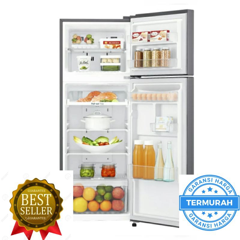 Promo LG KULKAS 2 PINTU GN-B200SQBB Murah