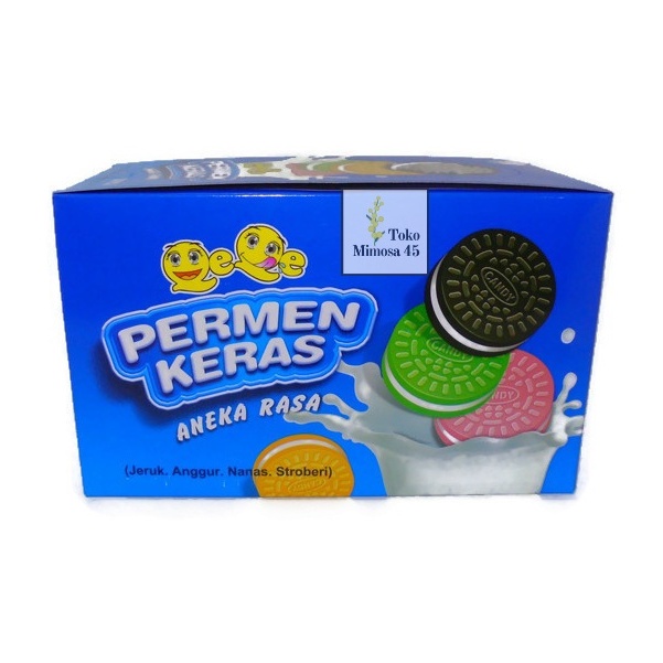 

Permen Keras Bentuk Biskuit Box 30 pcs