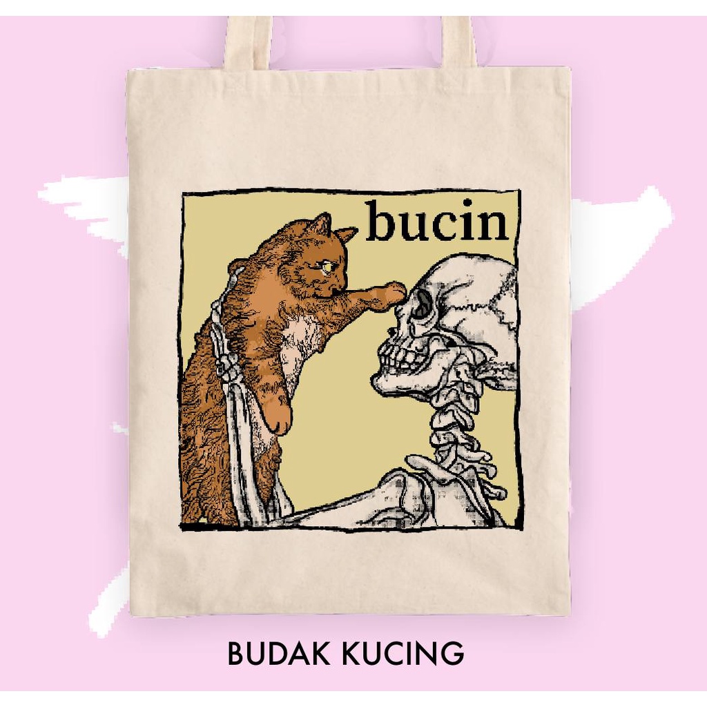 Tote bag Budak Kucing