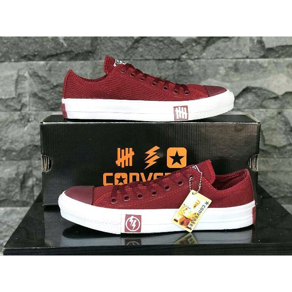 UNIX sepatu converse all star low classic full black / fashion shoes kets snekers pria / toko gudang