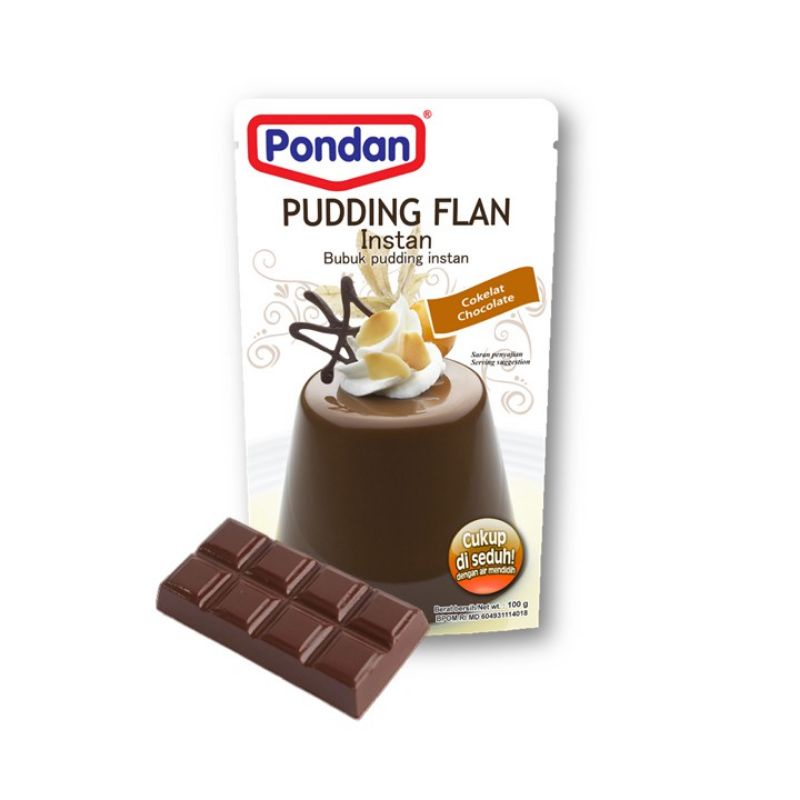 

Pondan Pudding Plan strawberry cokelat 100gr/Pondan pudding mix mangga vanila strawberry 200gr