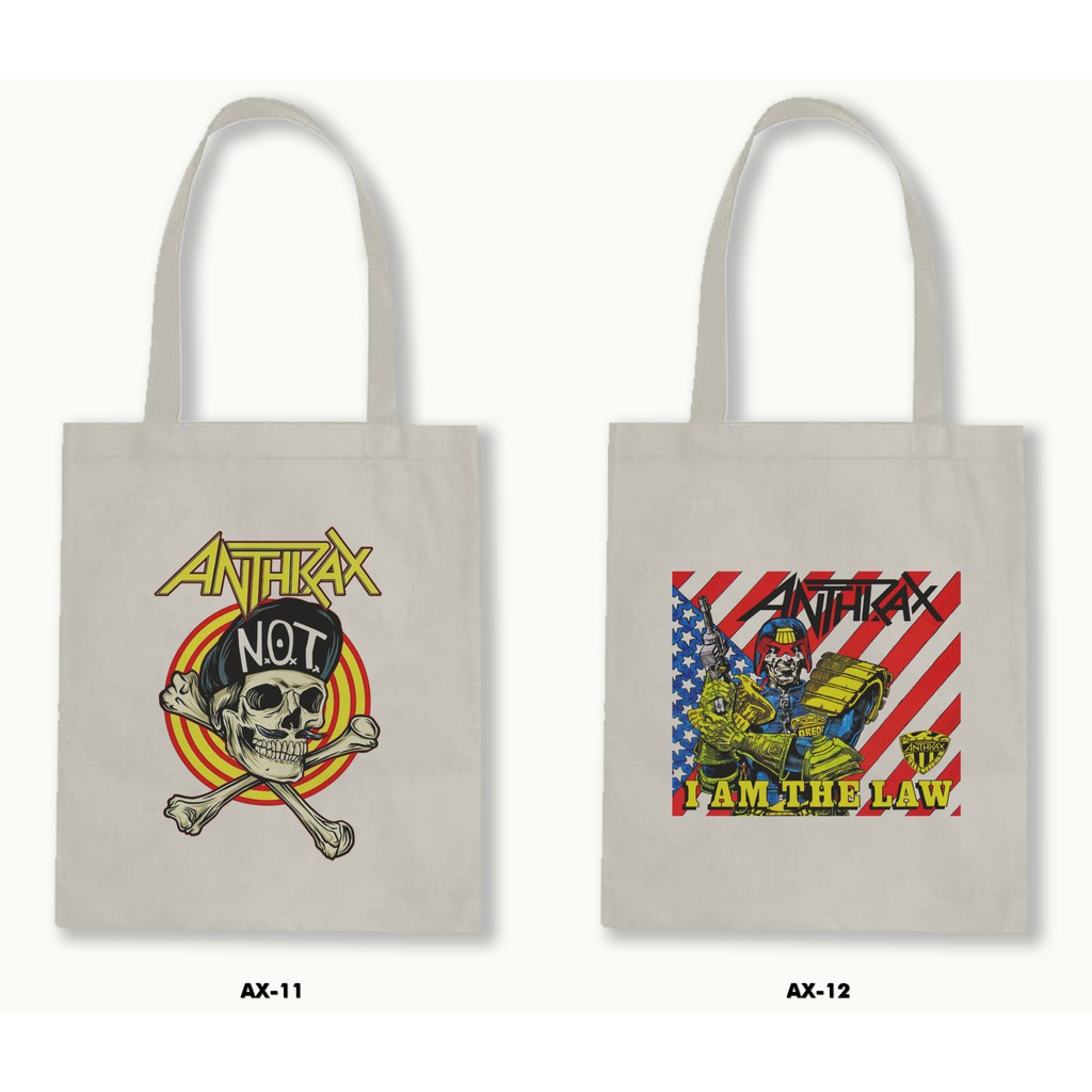 TOTE BAG BLACU - ANTHRAX .01