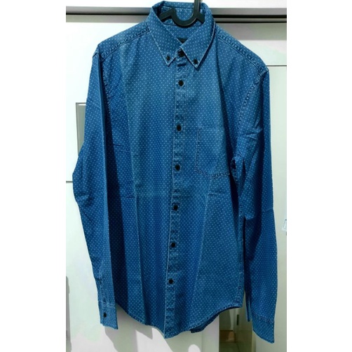 Kemeja Denims Burton MensWear London (PRELOVED Good Condition)