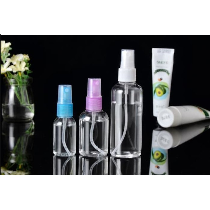 Unik Botol Semprot Sprayer Make Up Kosmetik Botol Parfum Pelembab Bening - 50ml Unik