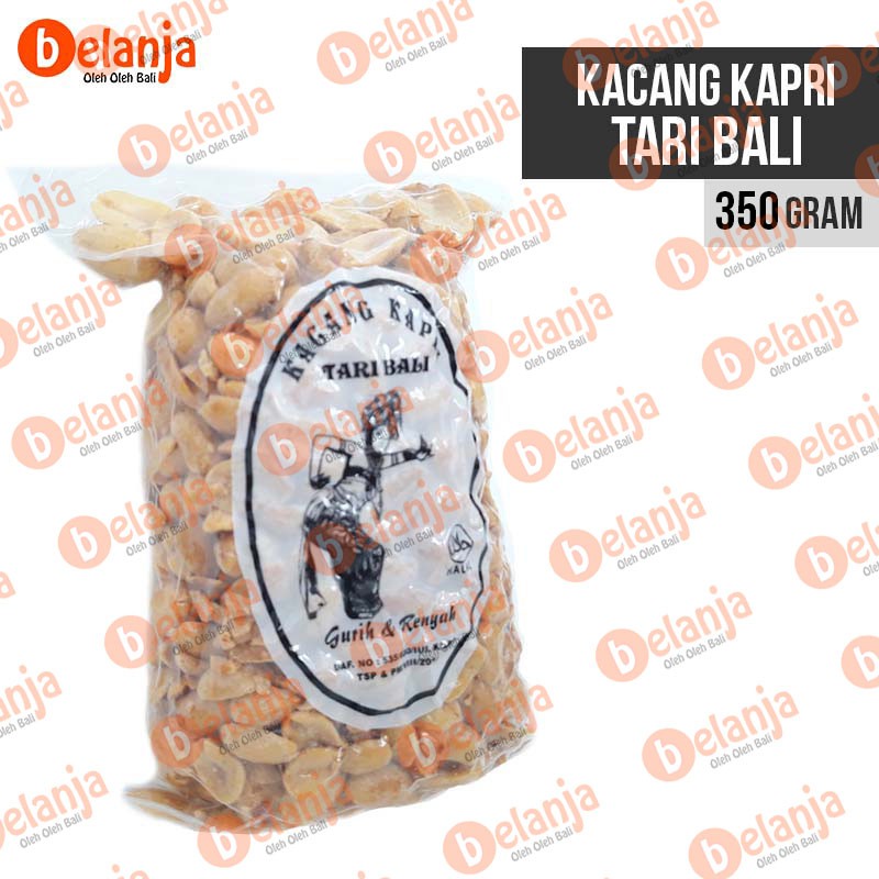 Kacang Kapri Tari Bali Meman Asli Bali 300gr makanan ringan snack kacang bawang empuk gurih enak oleh oleh bali cemilan murah krisna bali