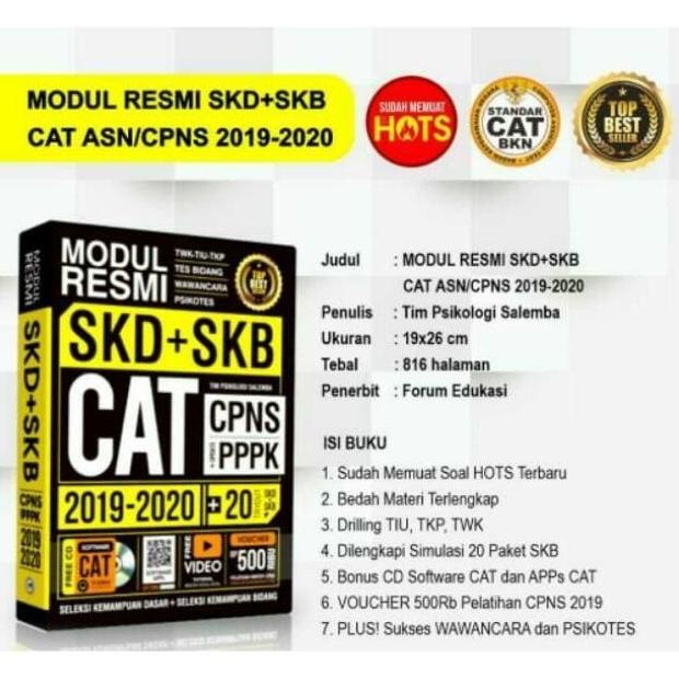 

Buku Modul Resmi Skd+Skb Cat Asn/Cpns