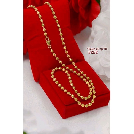 kalung biji lada emas bangkok