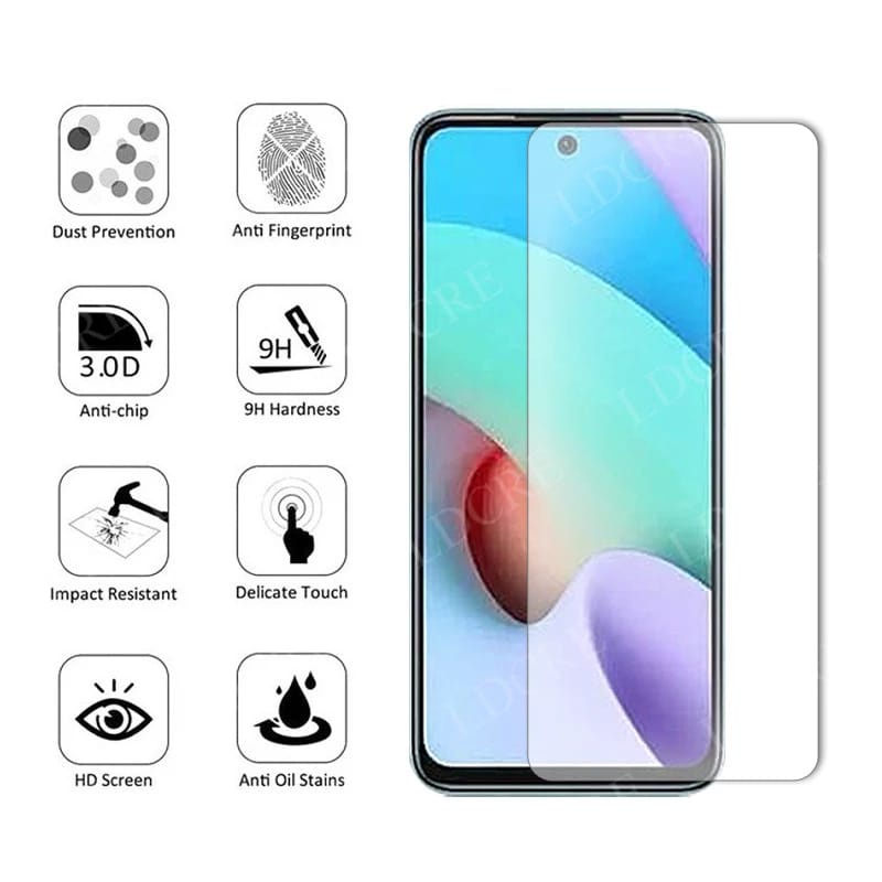 PROMO Tempered Glass Kaca Bening XIAOMI REDMI 10 Full Layar Screen Guard Protect Antigores Kaca