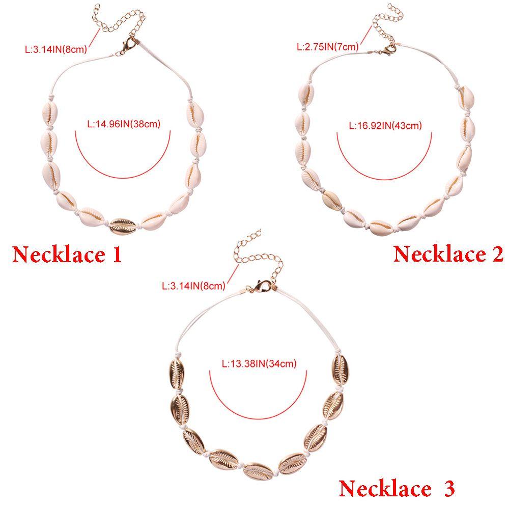 Preva Shell Kalung Fashion Bohemian Perhiasan Kerang Keong