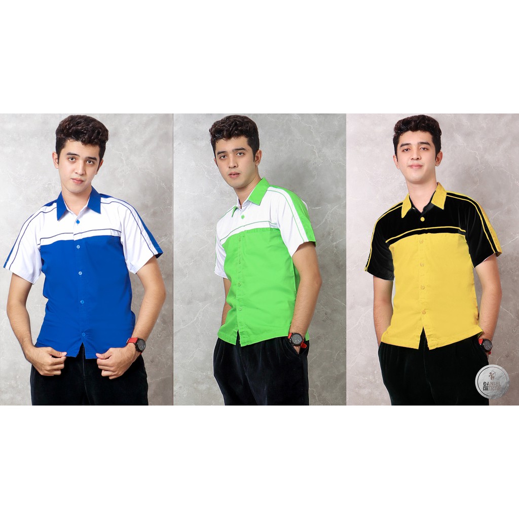 Seragam Kemeja Lapangan Kerja Pria Wanita 044
