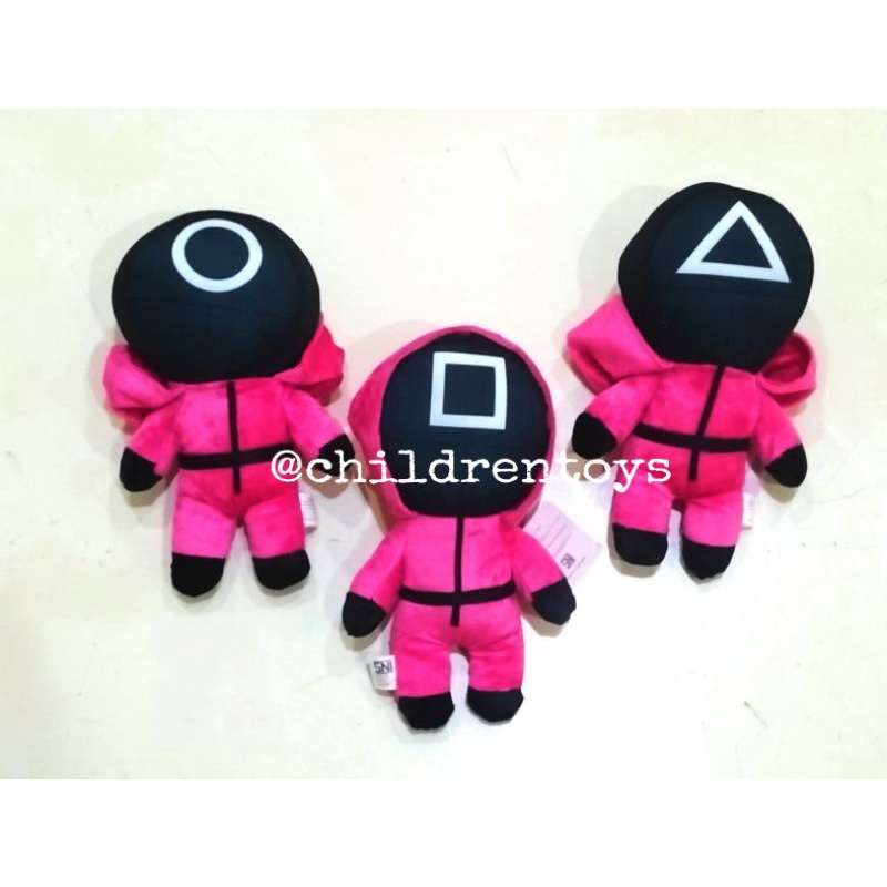 Boneka squid game, boneka plush squid game,boneka viral
