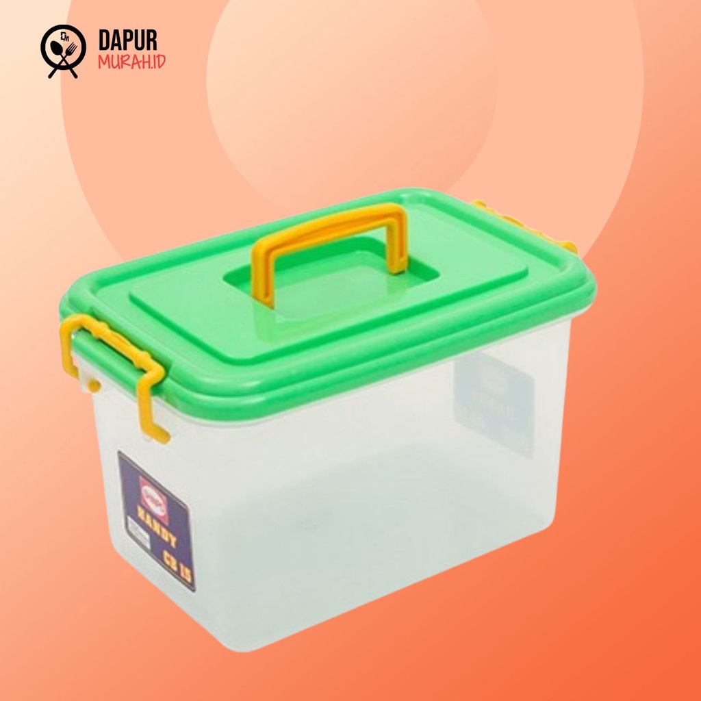 Shinpo 133-2  15 Container Handy Box Plastik Dengan Handle Pegangan 15 liter CB15