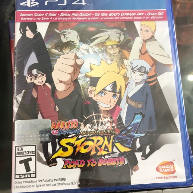 Kaset ps4 naruto ninja storm 4 road to burito