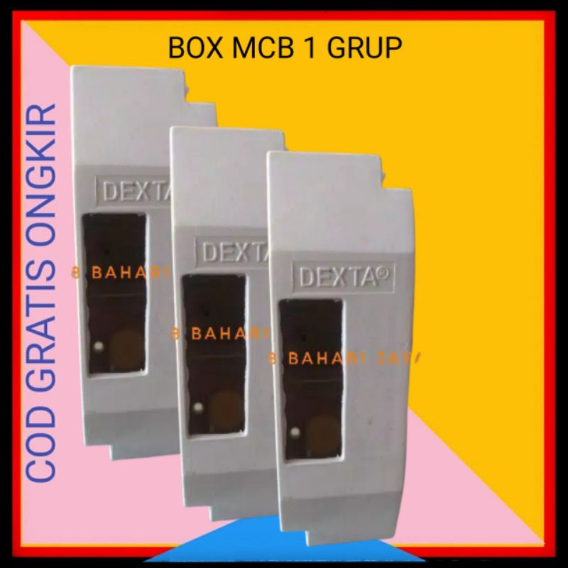 BOX MCB  RUMAH MCB 1 GRUP BOK MCB 1 GROUP PENUTUP COVER MCB 1 GROUP