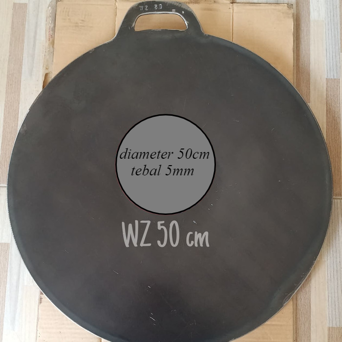 Plat Wajan 50cm Kuali Penggorengan Loyang Masak Martabak Telor Kebab 50 cm