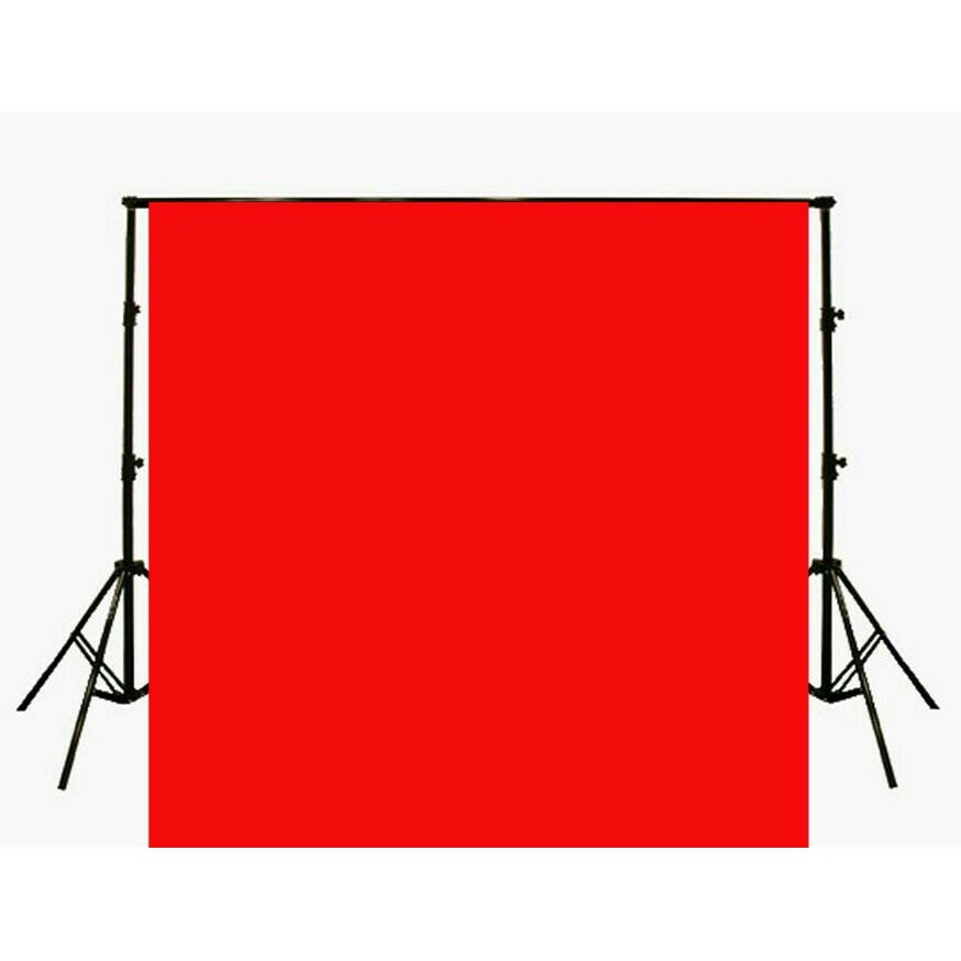 KAIN BACKGROUND MERAH BACKDROP FOTO KAIN MERAH POLOS 2.5x3M