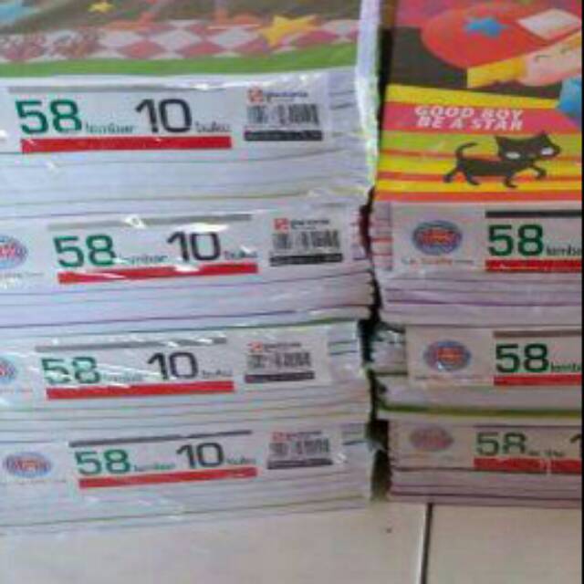 

Buku tulis SIDU isi 58 lembar